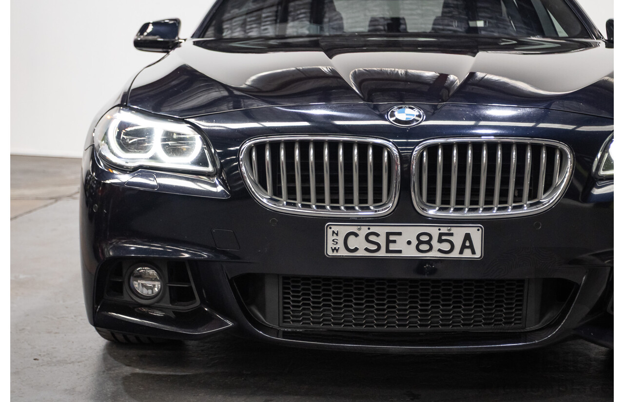 5/2014 BMW 550i LCI M-Sport F10 MY14 4d Sedan Carbon Black Metallic Twin Turbo V8 4.4L