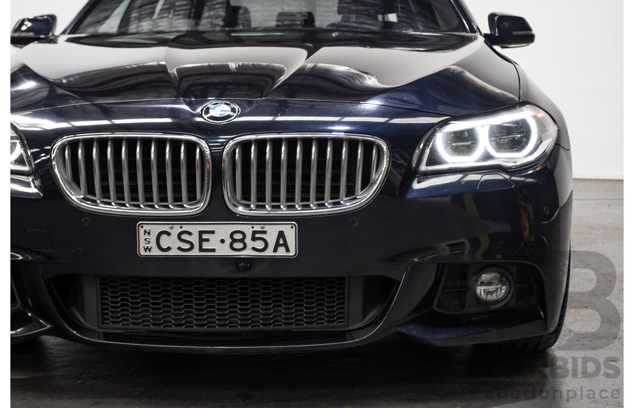 5/2014 BMW 550i LCI M-Sport F10 MY14 4d Sedan Carbon Black Metallic Twin Turbo V8 4.4L