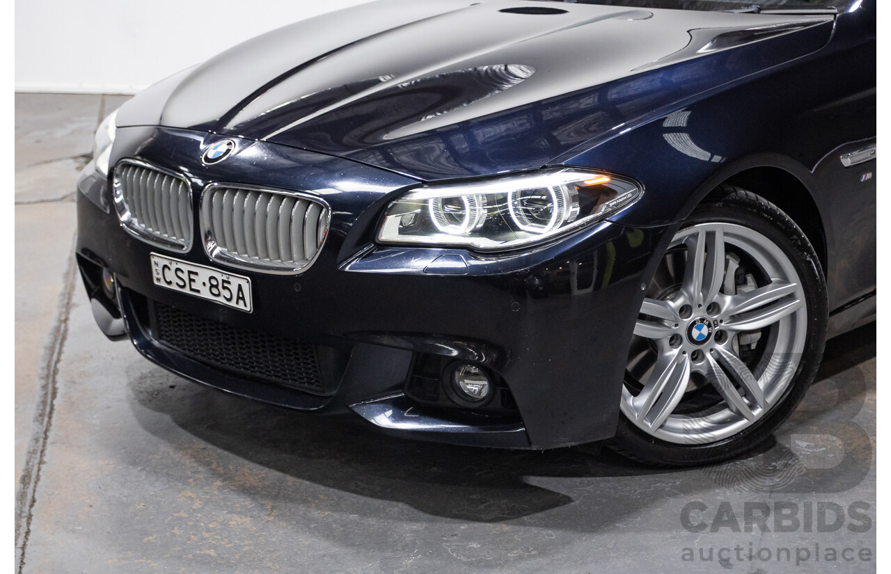 5/2014 BMW 550i LCI M-Sport F10 MY14 4d Sedan Carbon Black Metallic Twin Turbo V8 4.4L