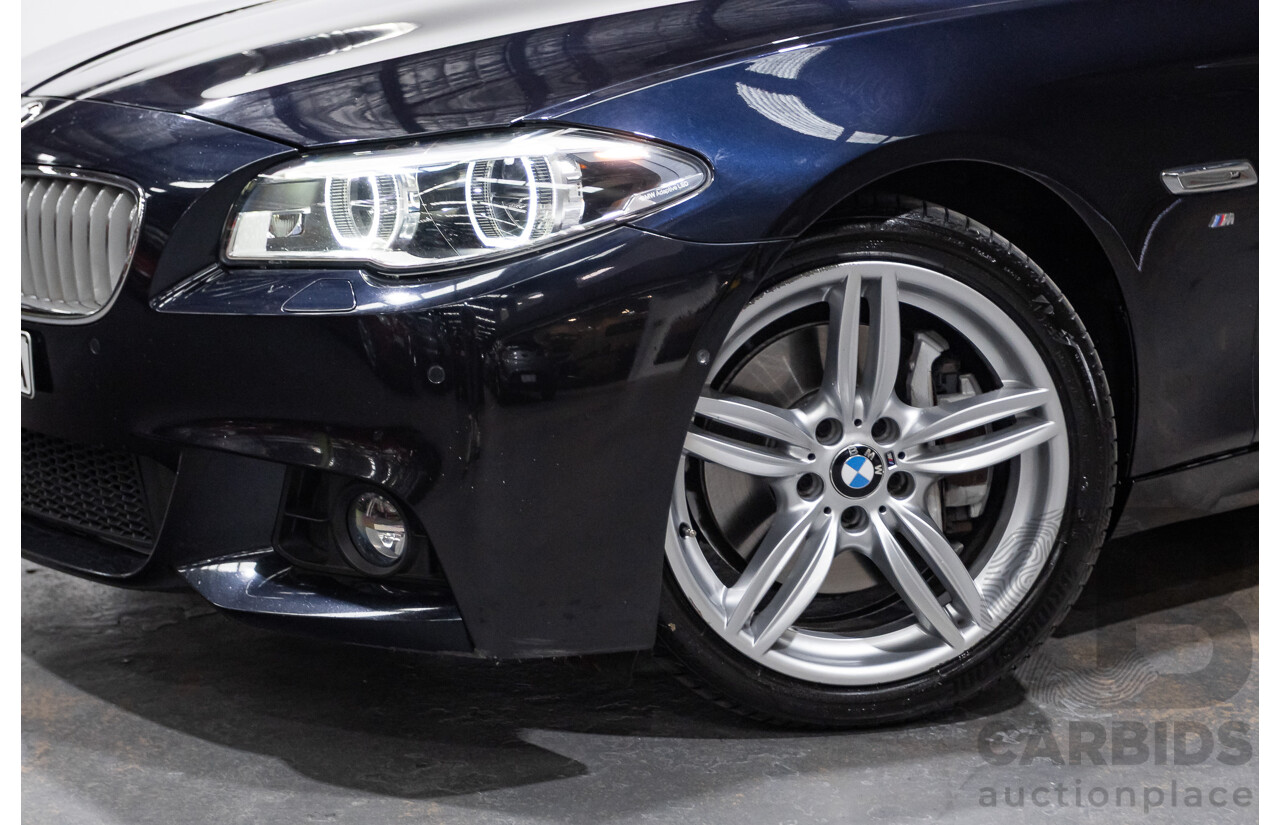 5/2014 BMW 550i LCI M-Sport F10 MY14 4d Sedan Carbon Black Metallic Twin Turbo V8 4.4L