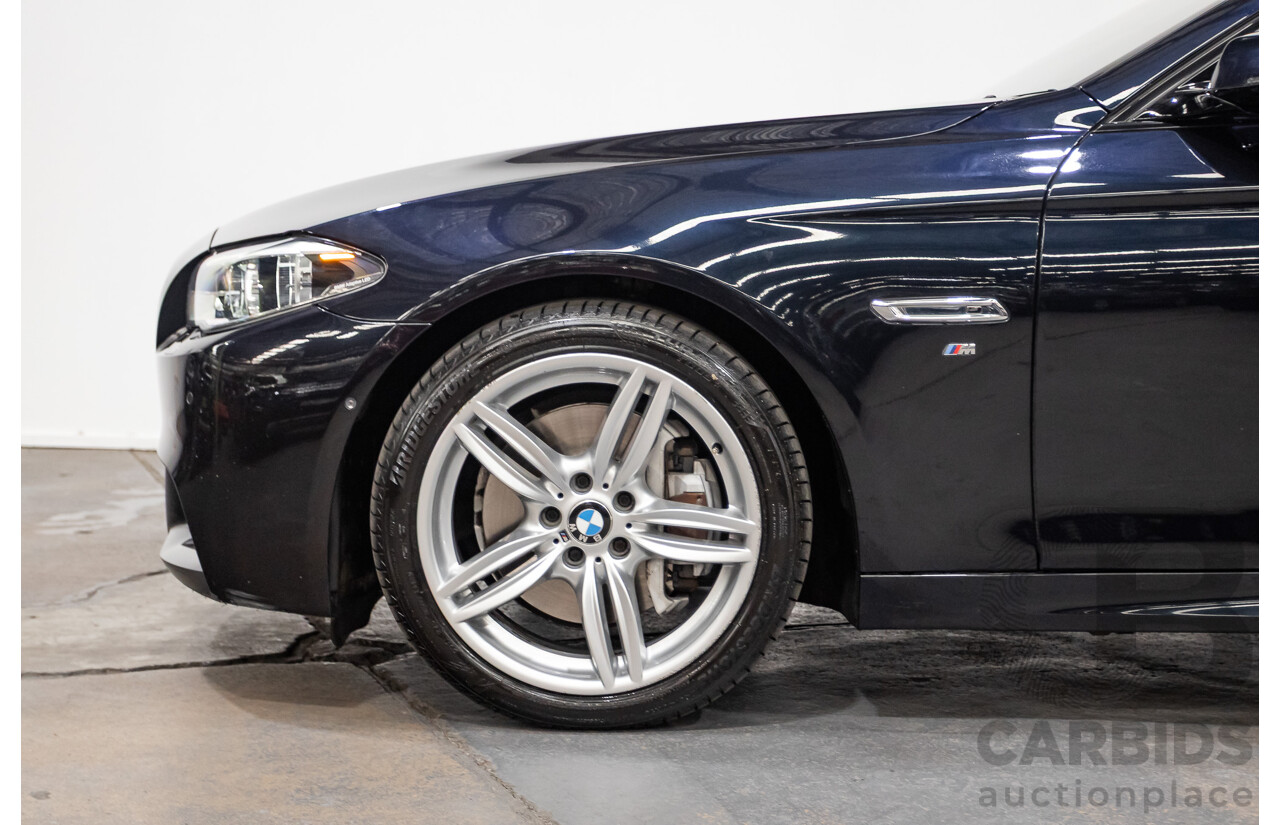 5/2014 BMW 550i LCI M-Sport F10 MY14 4d Sedan Carbon Black Metallic Twin Turbo V8 4.4L