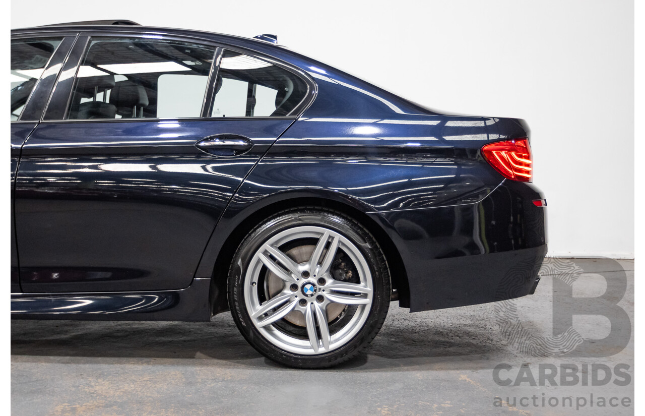 5/2014 BMW 550i LCI M-Sport F10 MY14 4d Sedan Carbon Black Metallic Twin Turbo V8 4.4L