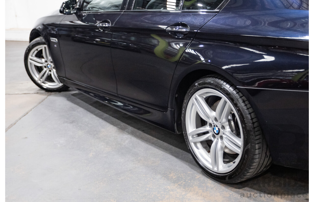 5/2014 BMW 550i LCI M-Sport F10 MY14 4d Sedan Carbon Black Metallic Twin Turbo V8 4.4L