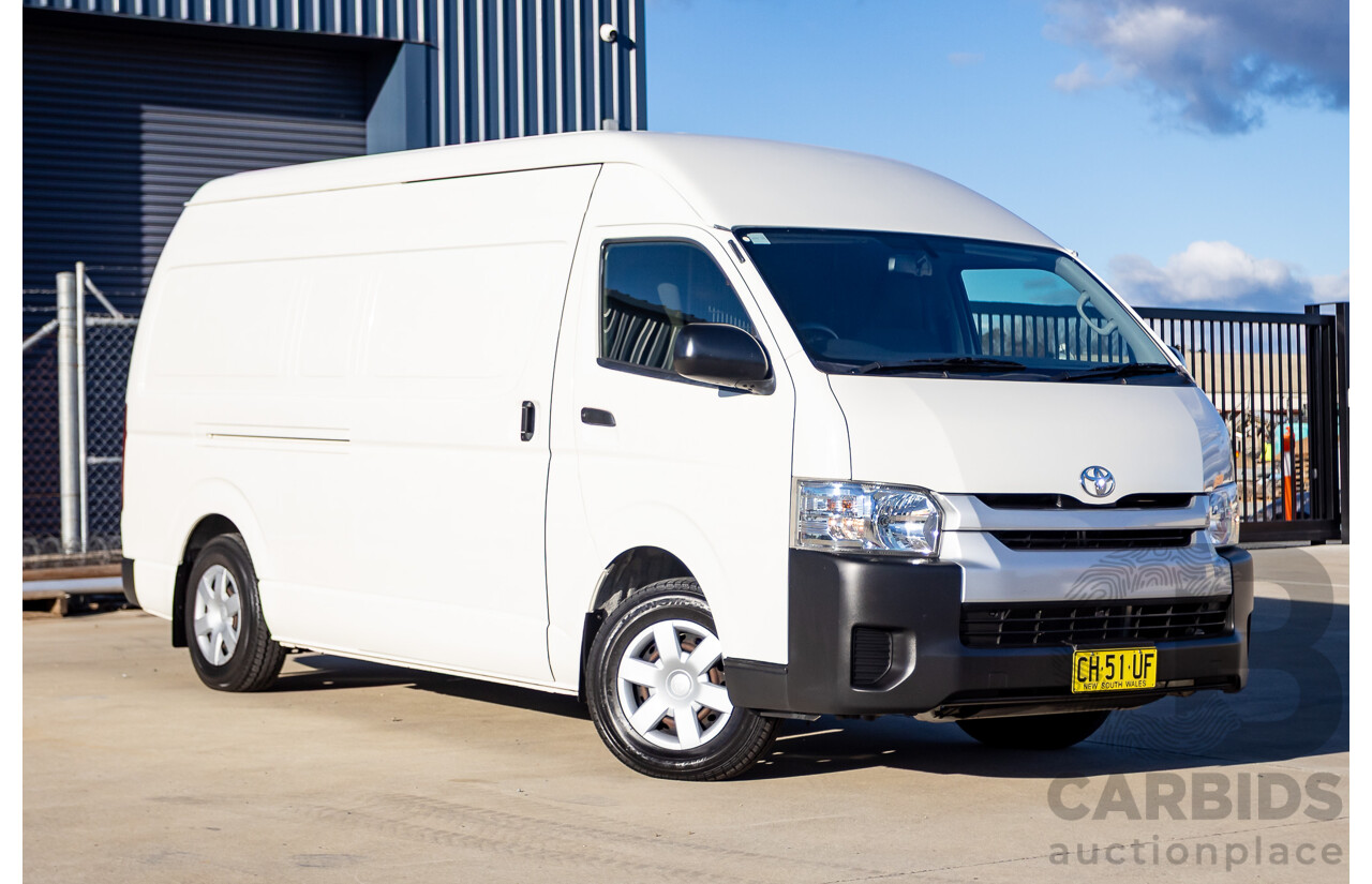 6/2016 Toyota Hiace SLWB KDH221R MY16 4d Van French Vanilla White Turbo Diesel 3.0L