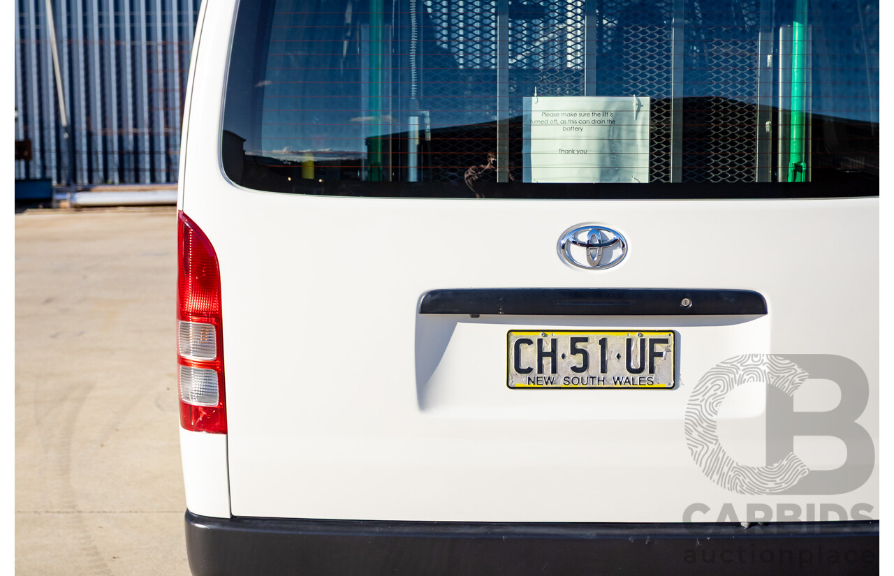 6/2016 Toyota Hiace SLWB KDH221R MY16 4d Van French Vanilla White Turbo Diesel 3.0L