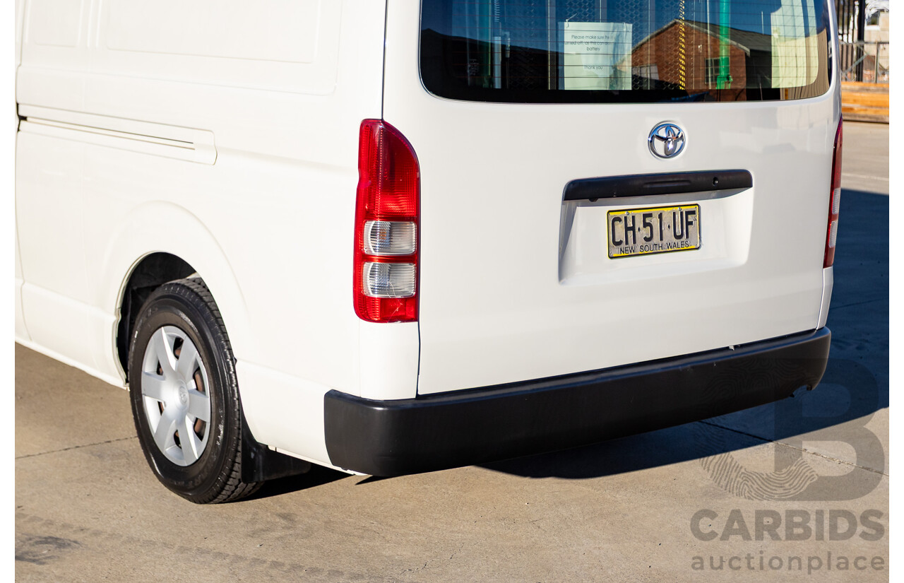 6/2016 Toyota Hiace SLWB KDH221R MY16 4d Van French Vanilla White Turbo Diesel 3.0L
