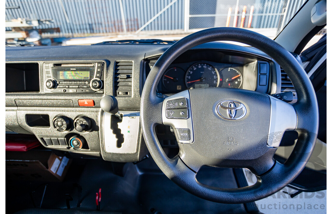 6/2016 Toyota Hiace SLWB KDH221R MY16 4d Van French Vanilla White Turbo Diesel 3.0L