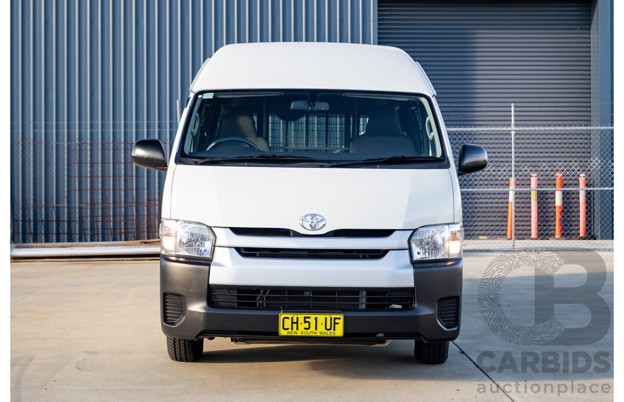 6/2016 Toyota Hiace SLWB KDH221R MY16 4d Van French Vanilla White Turbo Diesel 3.0L