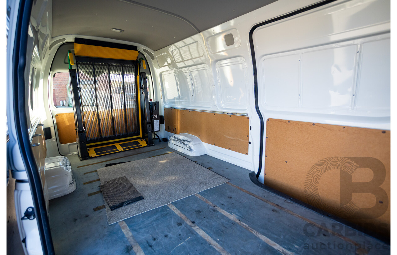 6/2016 Toyota Hiace SLWB KDH221R MY16 4d Van French Vanilla White Turbo Diesel 3.0L