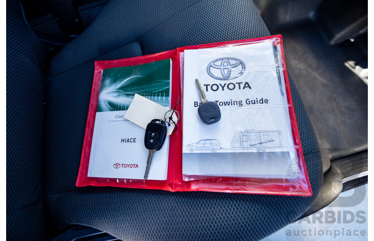 6/2016 Toyota Hiace SLWB KDH221R MY16 4d Van French Vanilla White Turbo Diesel 3.0L