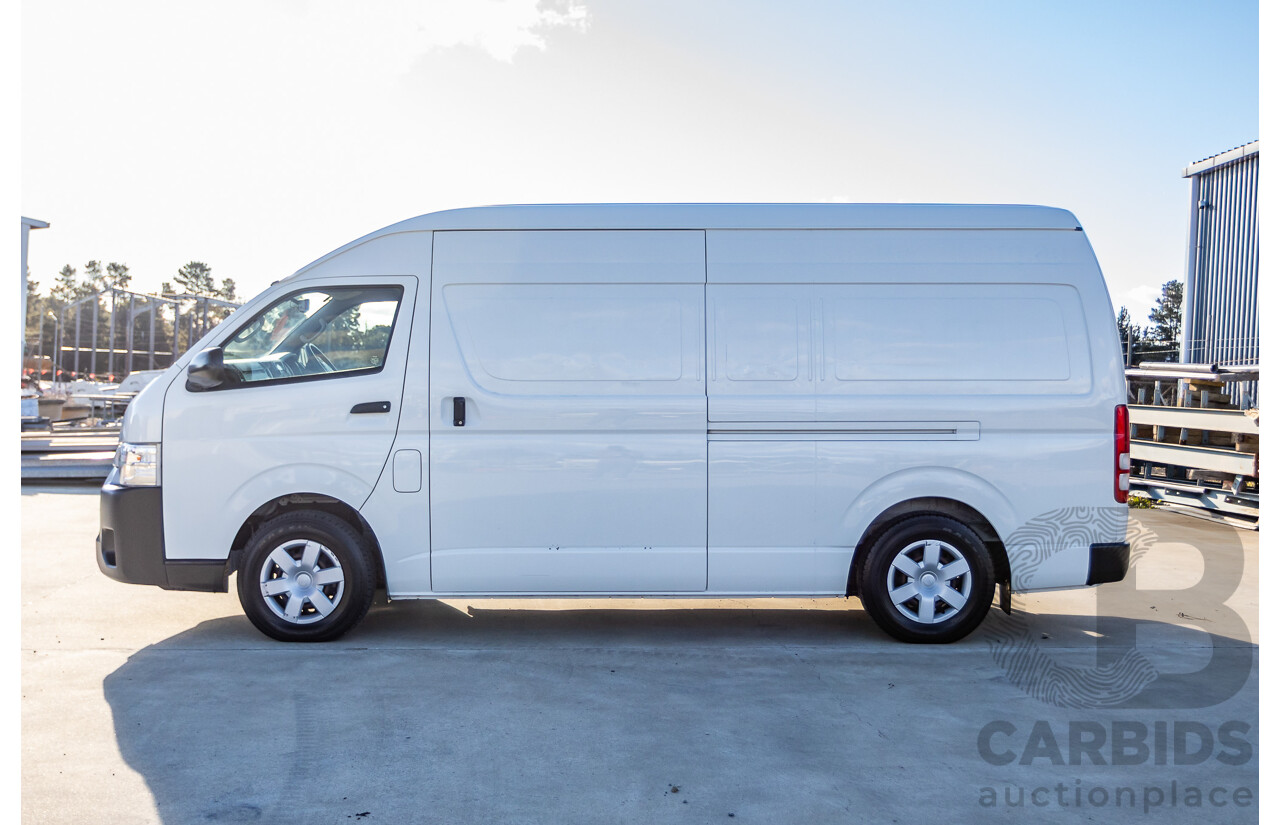 6/2016 Toyota Hiace SLWB KDH221R MY16 4d Van French Vanilla White Turbo Diesel 3.0L
