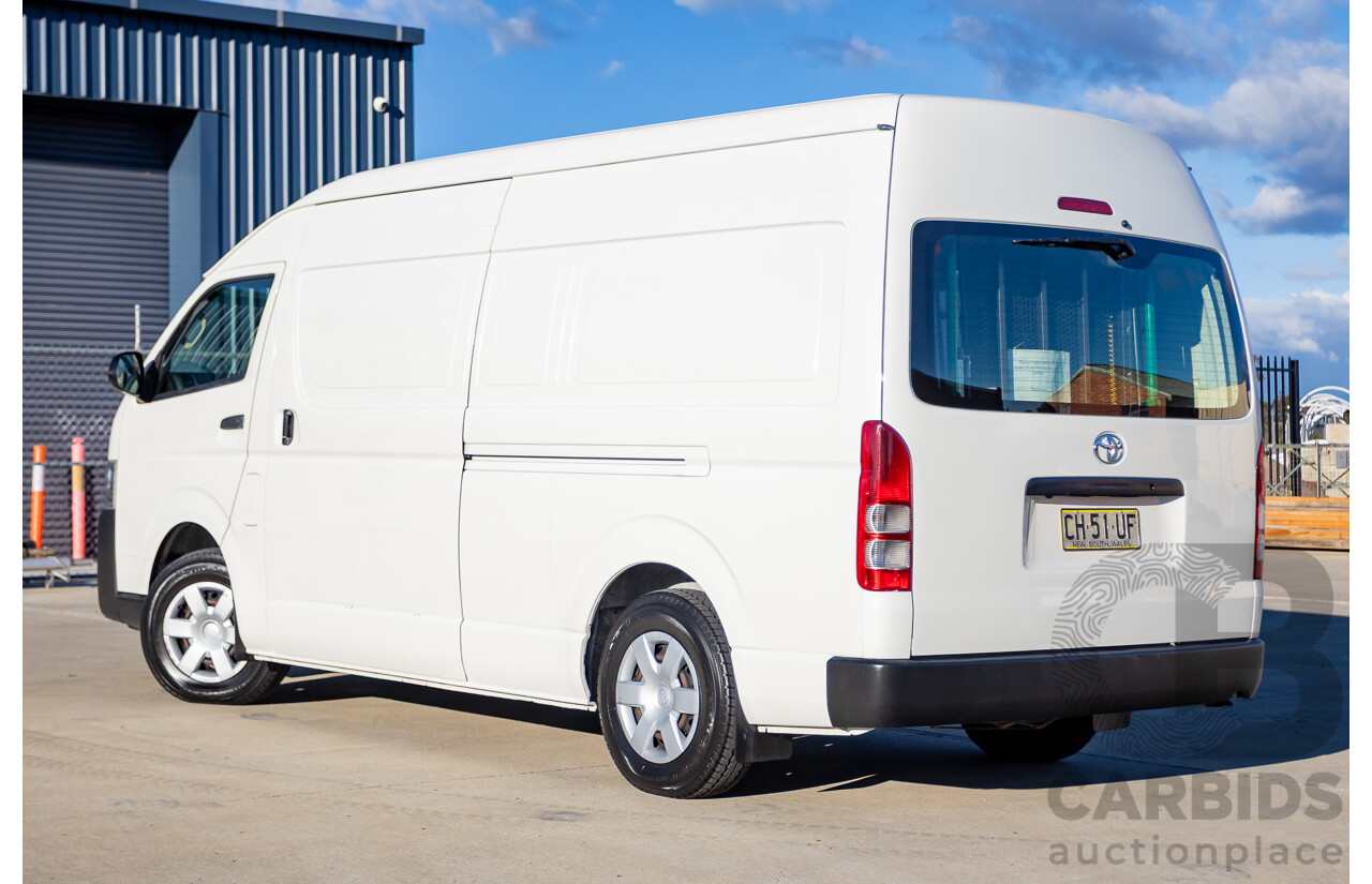6/2016 Toyota Hiace SLWB KDH221R MY16 4d Van French Vanilla White Turbo Diesel 3.0L