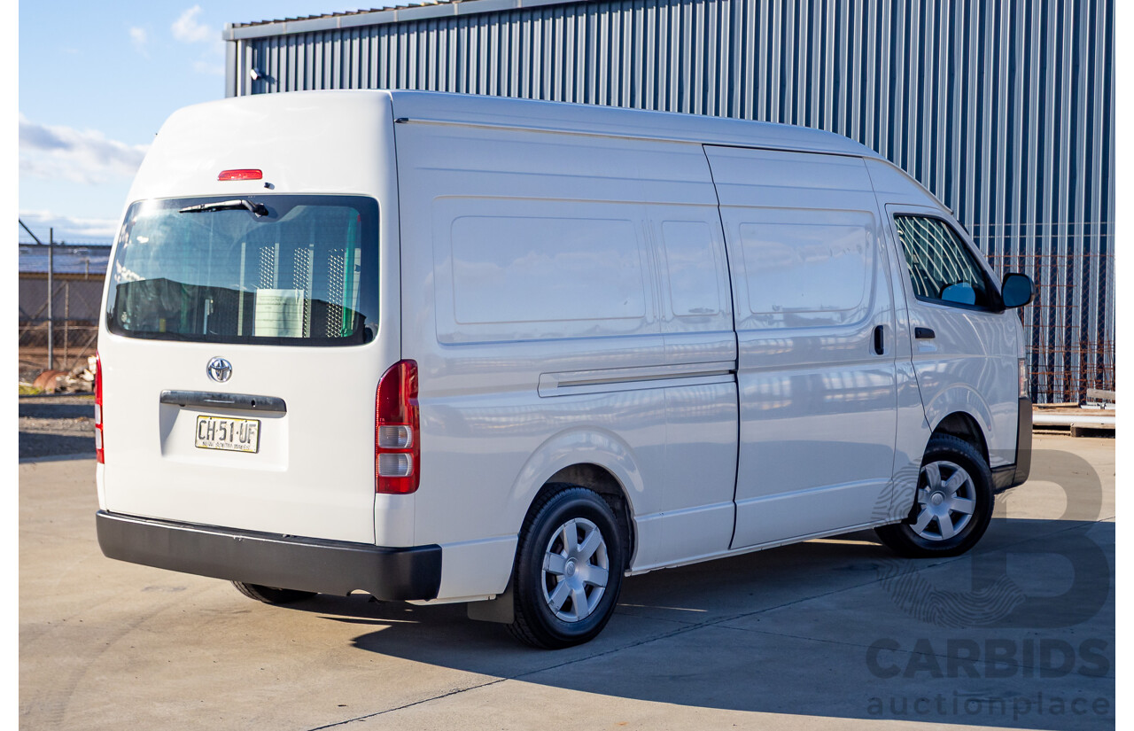 6/2016 Toyota Hiace SLWB KDH221R MY16 4d Van French Vanilla White Turbo Diesel 3.0L