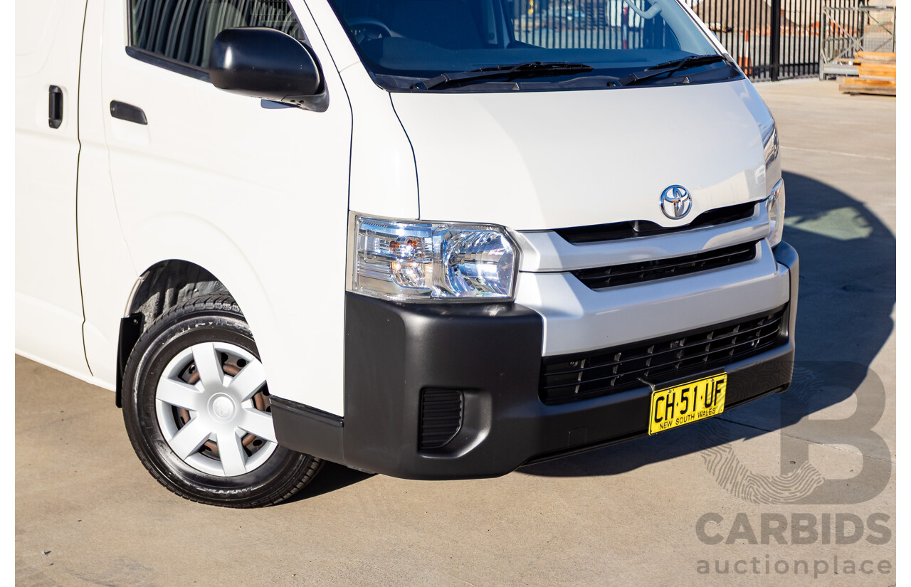 6/2016 Toyota Hiace SLWB KDH221R MY16 4d Van French Vanilla White Turbo Diesel 3.0L