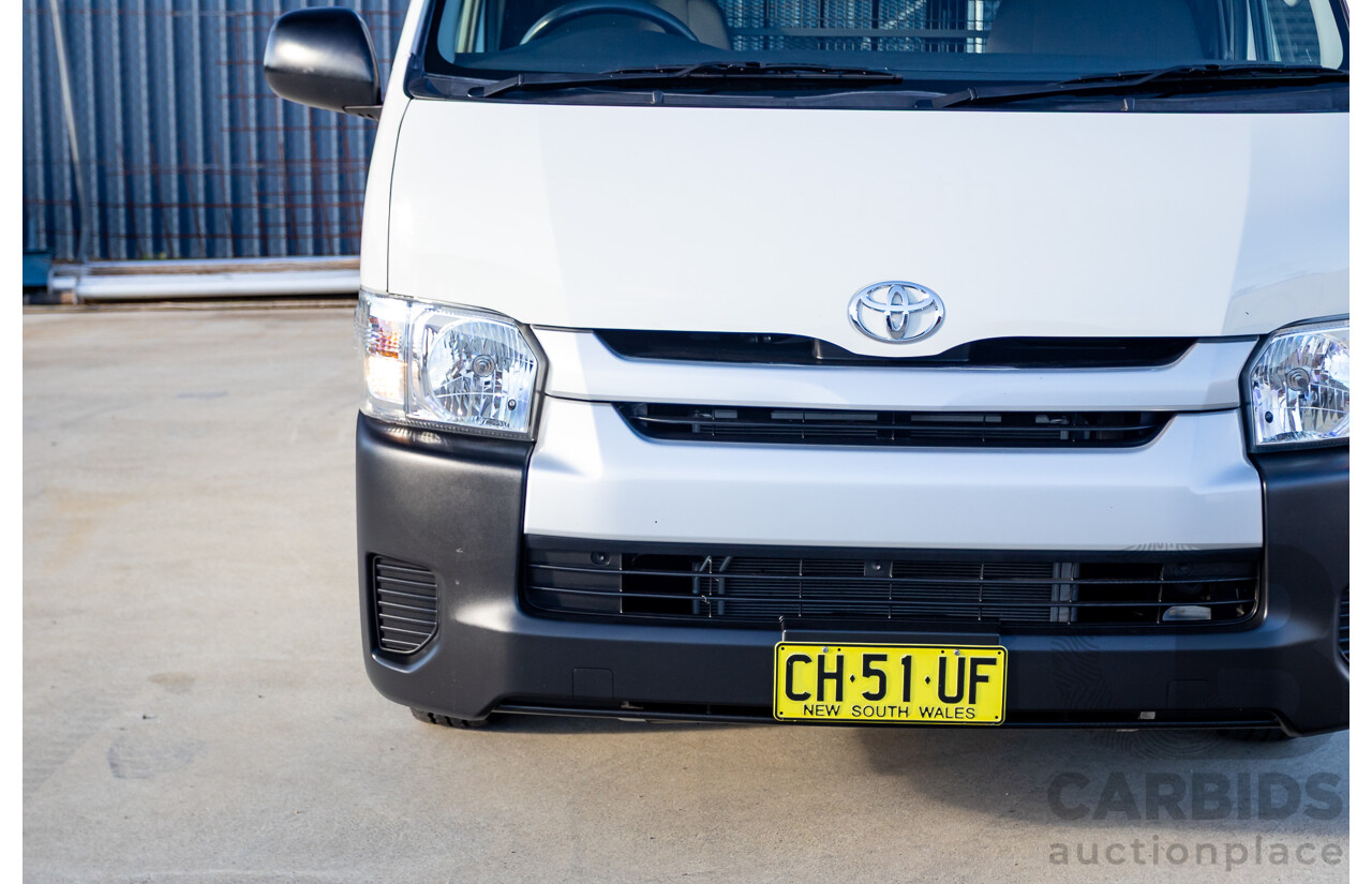 6/2016 Toyota Hiace SLWB KDH221R MY16 4d Van French Vanilla White Turbo Diesel 3.0L