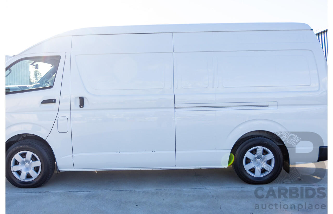 6/2016 Toyota Hiace SLWB KDH221R MY16 4d Van French Vanilla White Turbo Diesel 3.0L