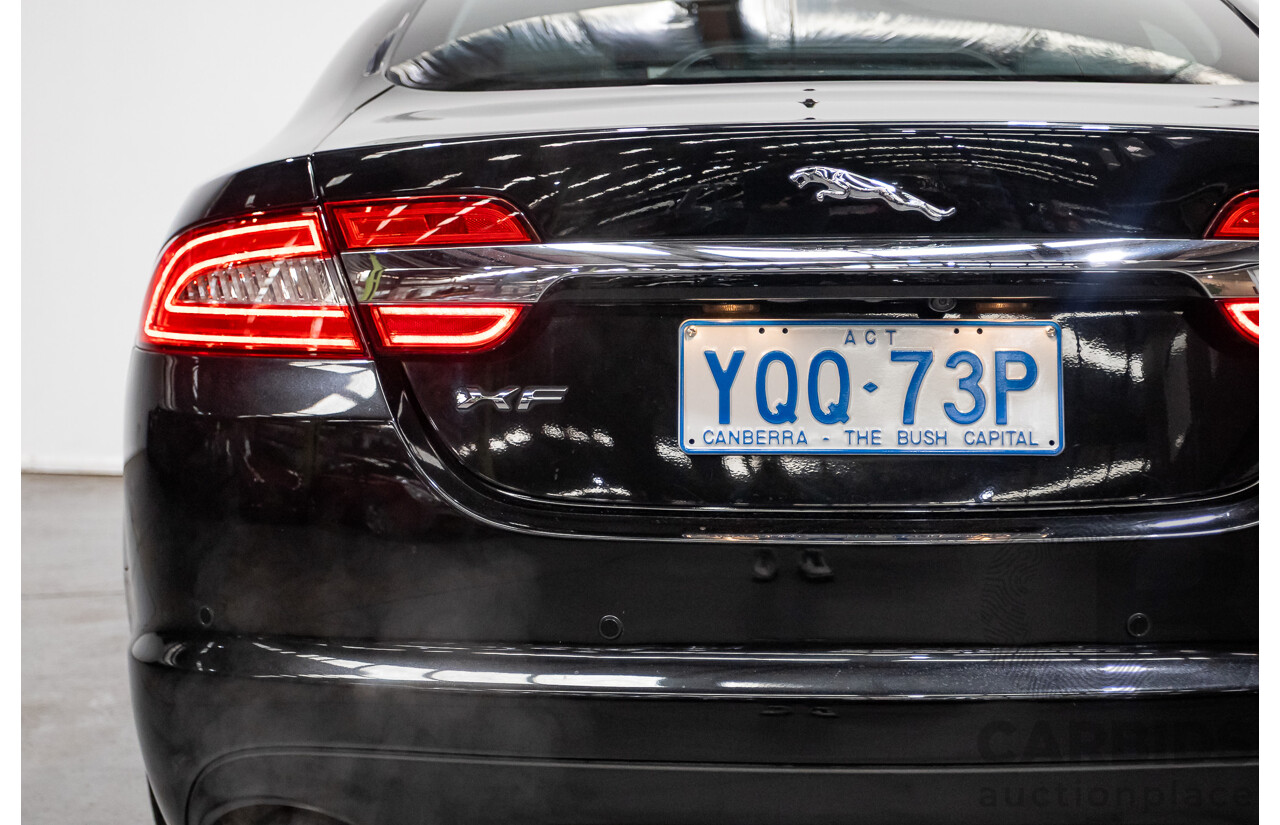 1/2013 Jaguar XF 3.0 SV6 Luxury MY13 4d Sedan Ultimate Black Metallic Supercharged V6 3.0L