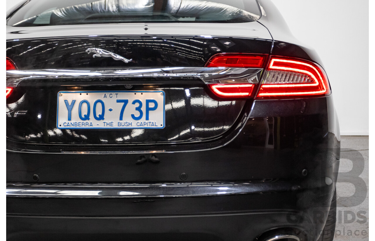 1/2013 Jaguar XF 3.0 SV6 Luxury MY13 4d Sedan Ultimate Black Metallic Supercharged V6 3.0L
