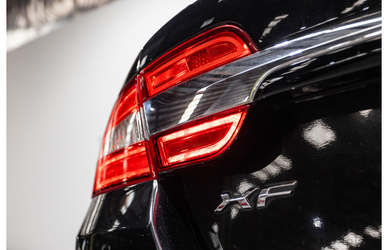 1/2013 Jaguar XF 3.0 SV6 Luxury MY13 4d Sedan Ultimate Black Metallic Supercharged V6 3.0L
