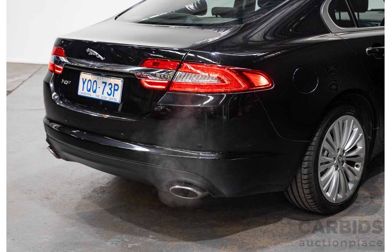 1/2013 Jaguar XF 3.0 SV6 Luxury MY13 4d Sedan Ultimate Black Metallic Supercharged V6 3.0L
