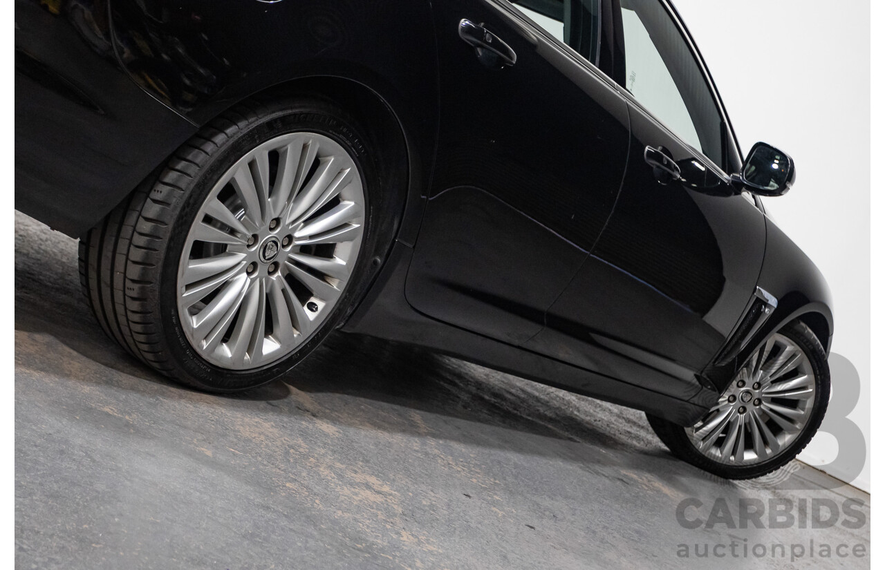 1/2013 Jaguar XF 3.0 SV6 Luxury MY13 4d Sedan Ultimate Black Metallic Supercharged V6 3.0L