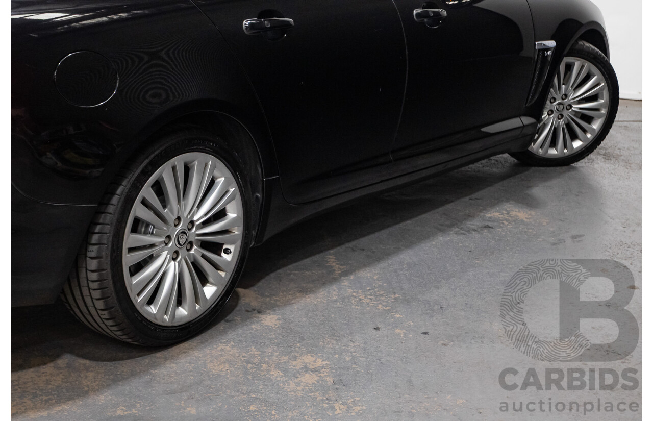 1/2013 Jaguar XF 3.0 SV6 Luxury MY13 4d Sedan Ultimate Black Metallic Supercharged V6 3.0L