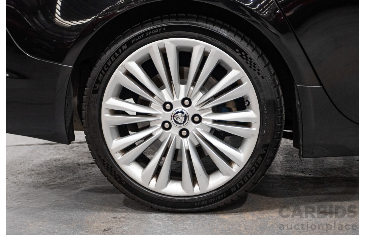 1/2013 Jaguar XF 3.0 SV6 Luxury MY13 4d Sedan Ultimate Black Metallic Supercharged V6 3.0L