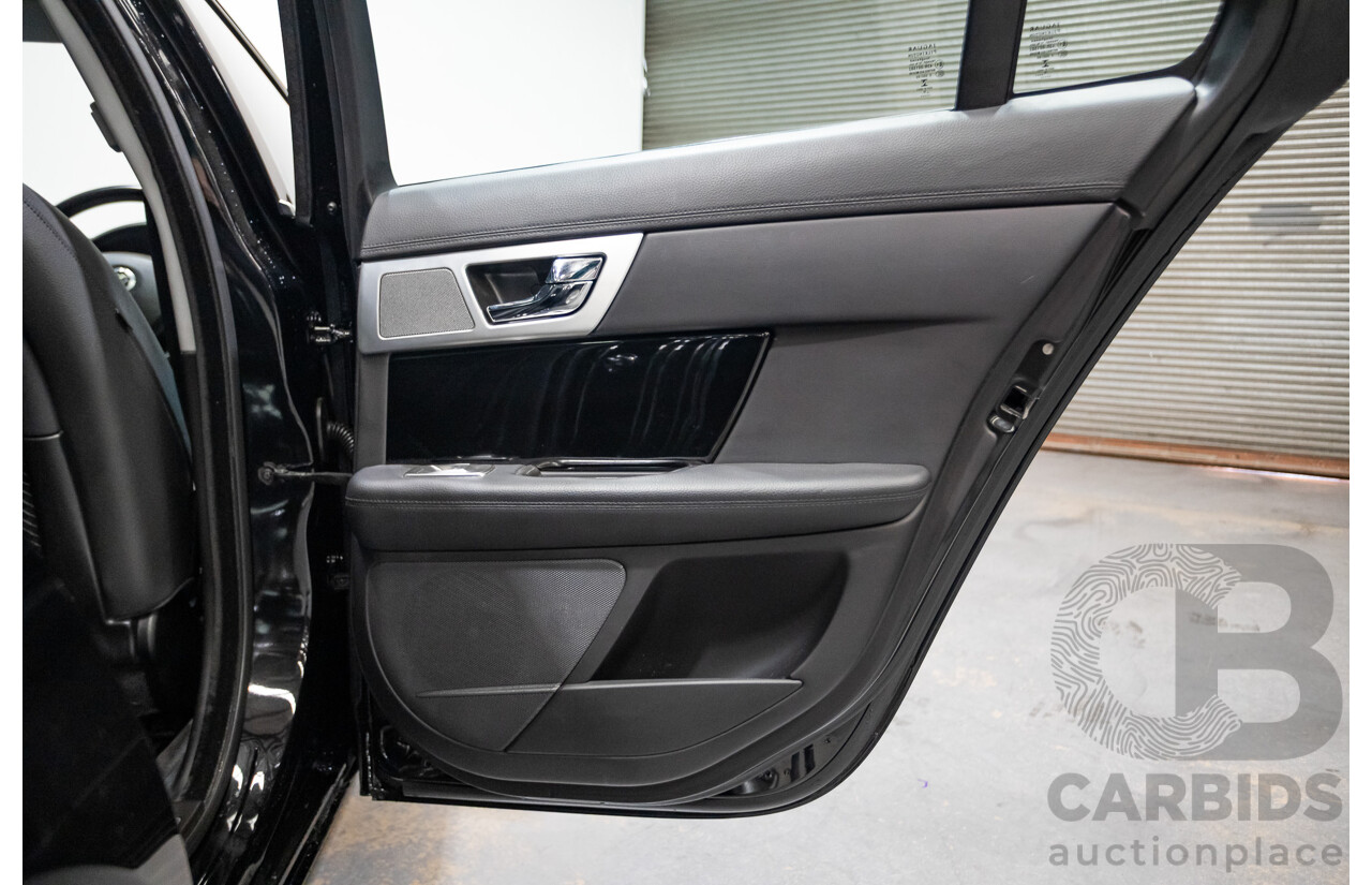 1/2013 Jaguar XF 3.0 SV6 Luxury MY13 4d Sedan Ultimate Black Metallic Supercharged V6 3.0L