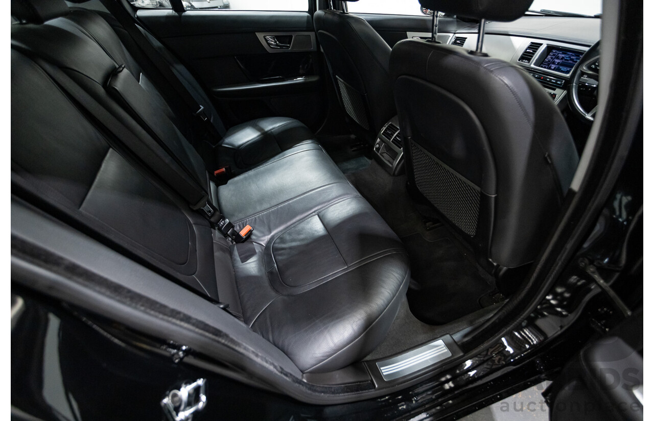 1/2013 Jaguar XF 3.0 SV6 Luxury MY13 4d Sedan Ultimate Black Metallic Supercharged V6 3.0L
