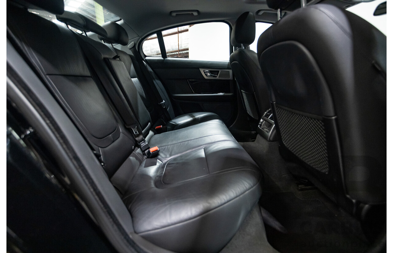 1/2013 Jaguar XF 3.0 SV6 Luxury MY13 4d Sedan Ultimate Black Metallic Supercharged V6 3.0L