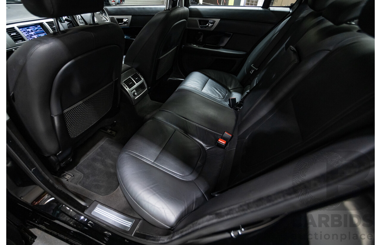 1/2013 Jaguar XF 3.0 SV6 Luxury MY13 4d Sedan Ultimate Black Metallic Supercharged V6 3.0L
