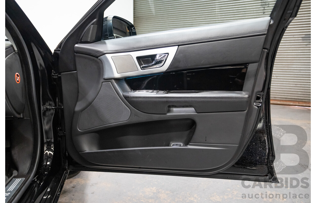 1/2013 Jaguar XF 3.0 SV6 Luxury MY13 4d Sedan Ultimate Black Metallic Supercharged V6 3.0L