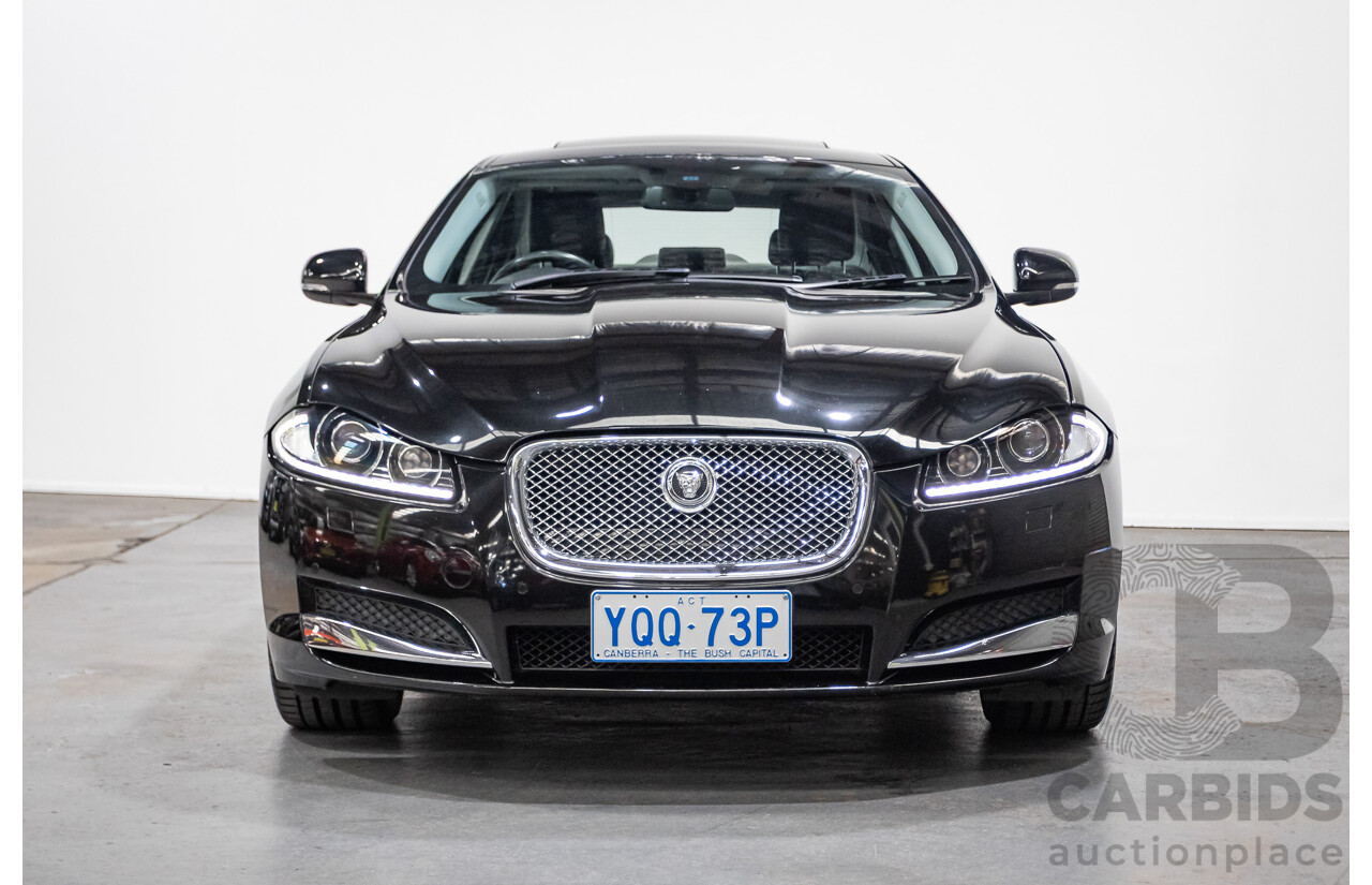 1/2013 Jaguar XF 3.0 SV6 Luxury MY13 4d Sedan Ultimate Black Metallic Supercharged V6 3.0L