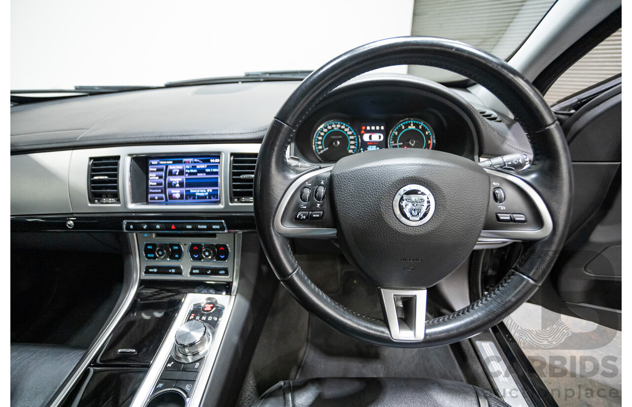 1/2013 Jaguar XF 3.0 SV6 Luxury MY13 4d Sedan Ultimate Black Metallic Supercharged V6 3.0L