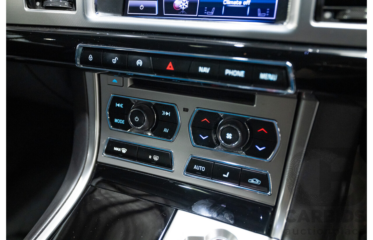 1/2013 Jaguar XF 3.0 SV6 Luxury MY13 4d Sedan Ultimate Black Metallic Supercharged V6 3.0L