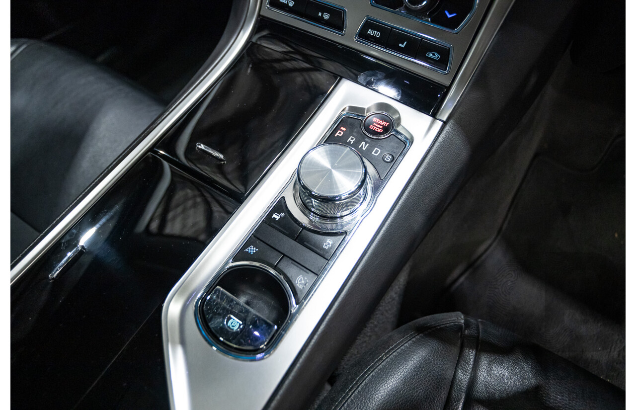1/2013 Jaguar XF 3.0 SV6 Luxury MY13 4d Sedan Ultimate Black Metallic Supercharged V6 3.0L