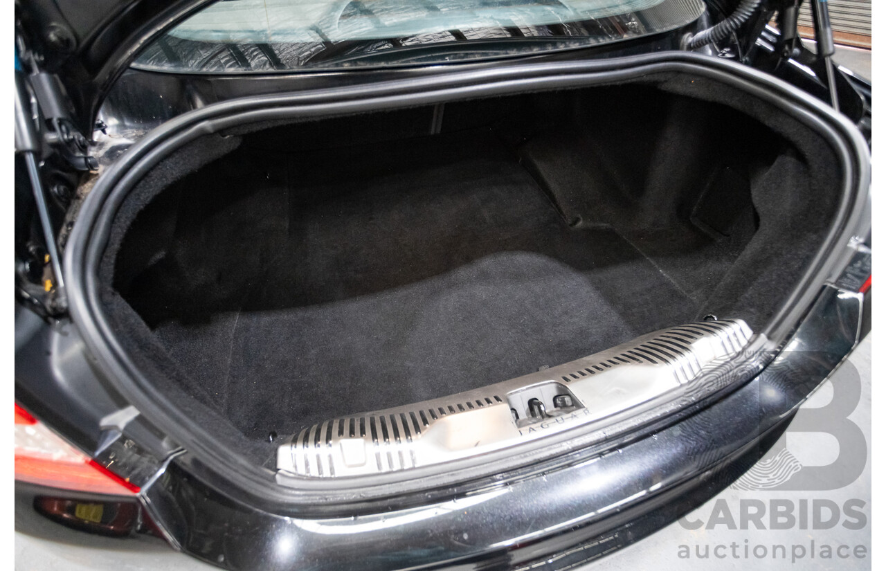 1/2013 Jaguar XF 3.0 SV6 Luxury MY13 4d Sedan Ultimate Black Metallic Supercharged V6 3.0L
