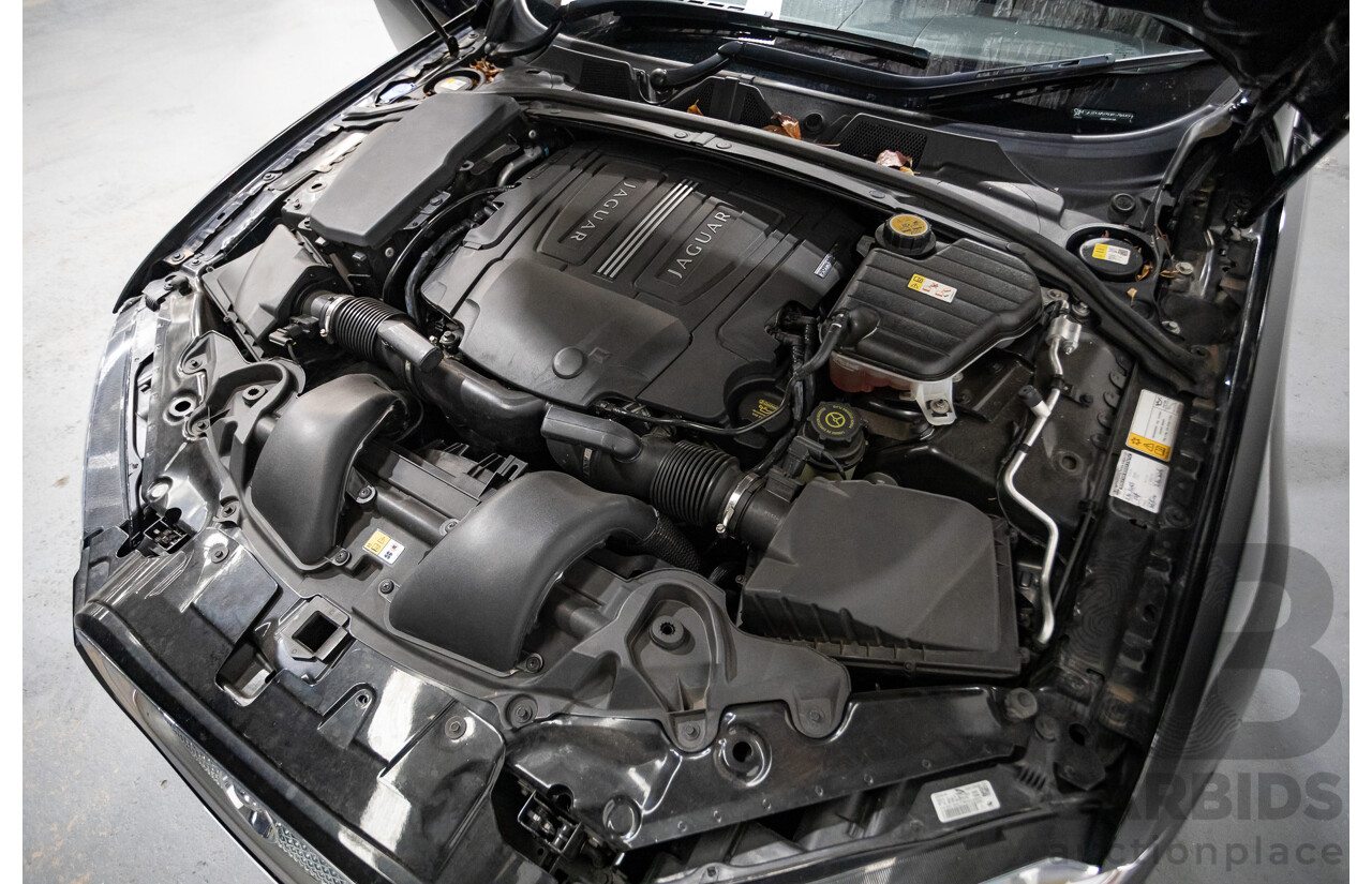 1/2013 Jaguar XF 3.0 SV6 Luxury MY13 4d Sedan Ultimate Black Metallic Supercharged V6 3.0L