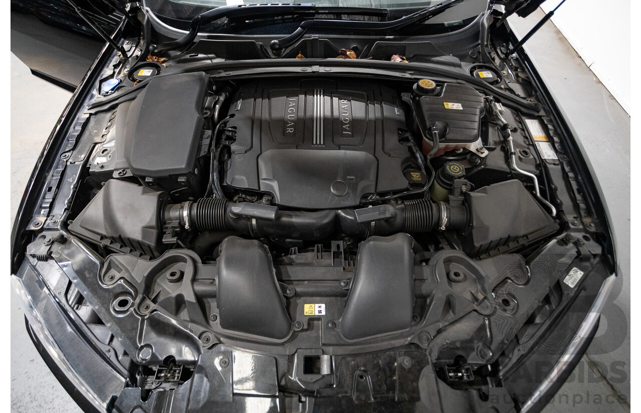 1/2013 Jaguar XF 3.0 SV6 Luxury MY13 4d Sedan Ultimate Black Metallic Supercharged V6 3.0L