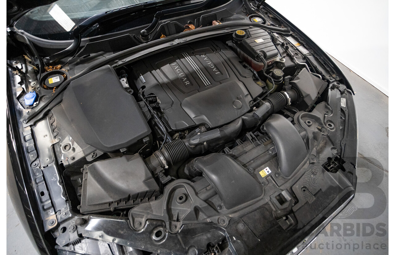 1/2013 Jaguar XF 3.0 SV6 Luxury MY13 4d Sedan Ultimate Black Metallic Supercharged V6 3.0L