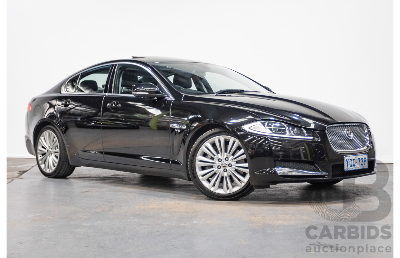 1/2013 Jaguar XF 3.0 SV6 Luxury MY13 4d Sedan Ultimate Black Metallic Supercharged V6 3.0L