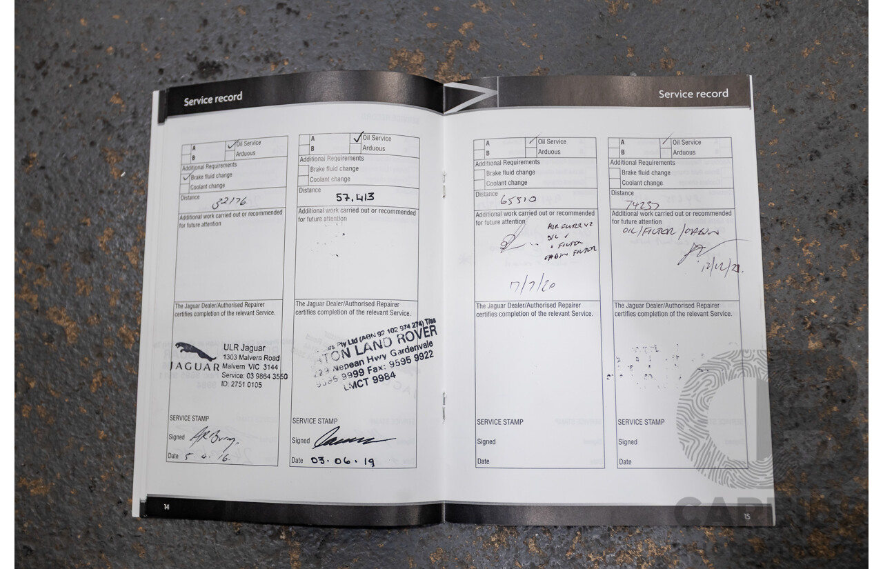 1/2013 Jaguar XF 3.0 SV6 Luxury MY13 4d Sedan Ultimate Black Metallic Supercharged V6 3.0L