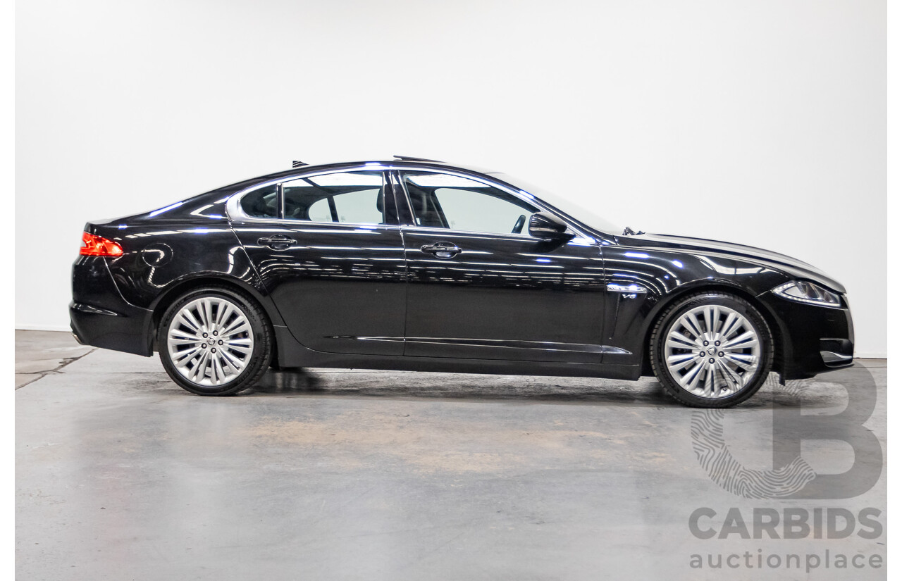 1/2013 Jaguar XF 3.0 SV6 Luxury MY13 4d Sedan Ultimate Black Metallic Supercharged V6 3.0L