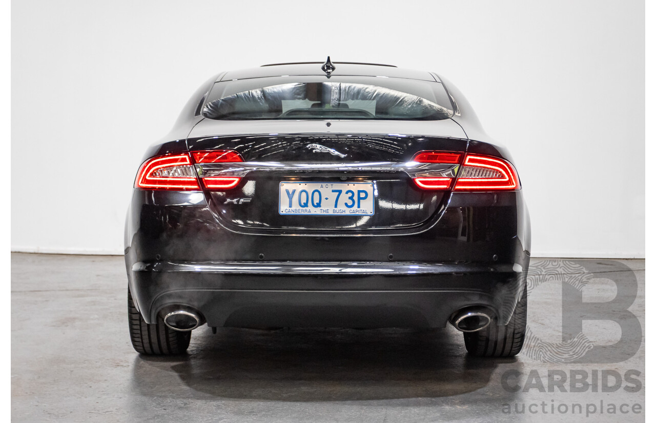 1/2013 Jaguar XF 3.0 SV6 Luxury MY13 4d Sedan Ultimate Black Metallic Supercharged V6 3.0L