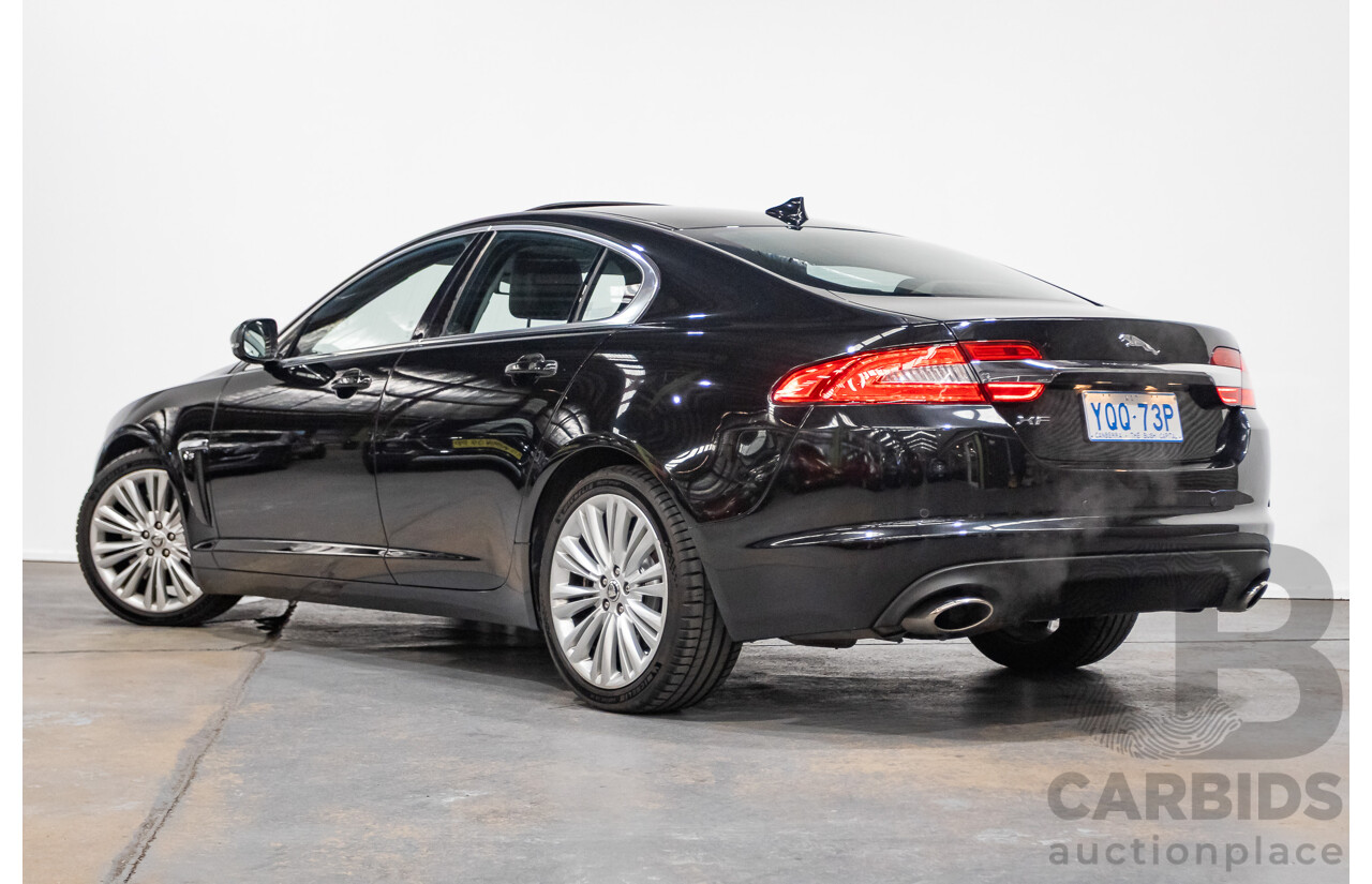1/2013 Jaguar XF 3.0 SV6 Luxury MY13 4d Sedan Ultimate Black Metallic Supercharged V6 3.0L