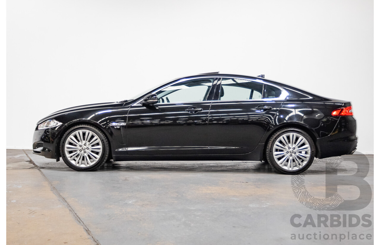 1/2013 Jaguar XF 3.0 SV6 Luxury MY13 4d Sedan Ultimate Black Metallic Supercharged V6 3.0L