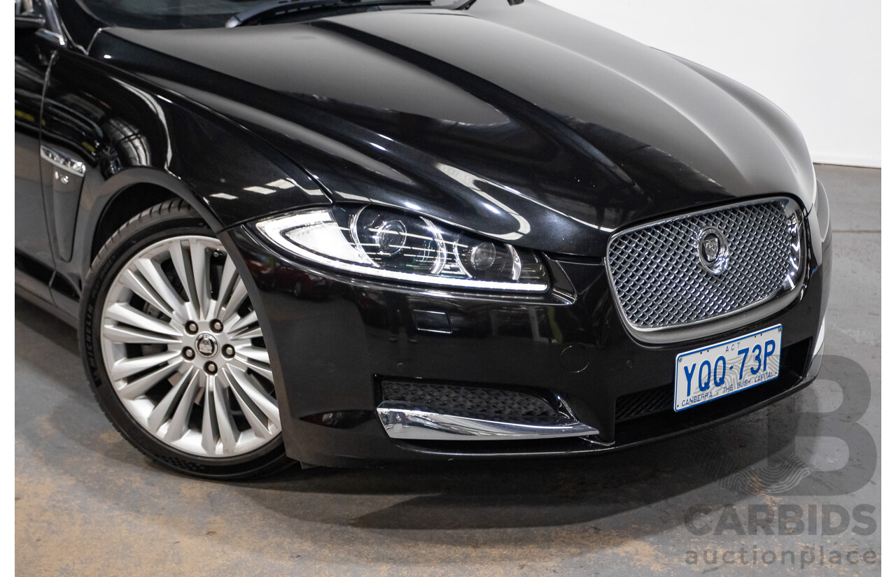 1/2013 Jaguar XF 3.0 SV6 Luxury MY13 4d Sedan Ultimate Black Metallic Supercharged V6 3.0L