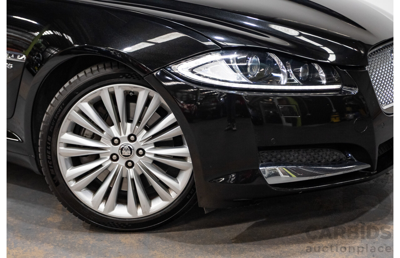 1/2013 Jaguar XF 3.0 SV6 Luxury MY13 4d Sedan Ultimate Black Metallic Supercharged V6 3.0L