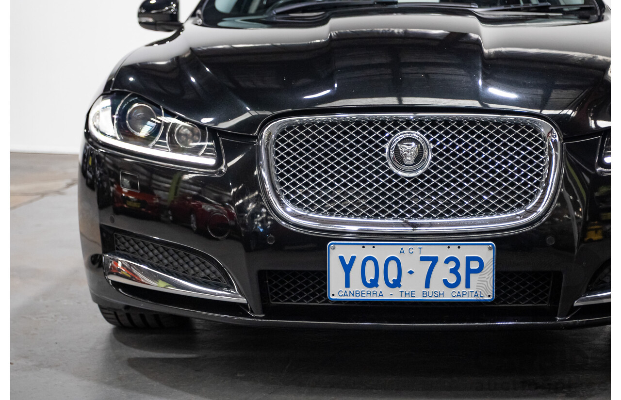 1/2013 Jaguar XF 3.0 SV6 Luxury MY13 4d Sedan Ultimate Black Metallic Supercharged V6 3.0L