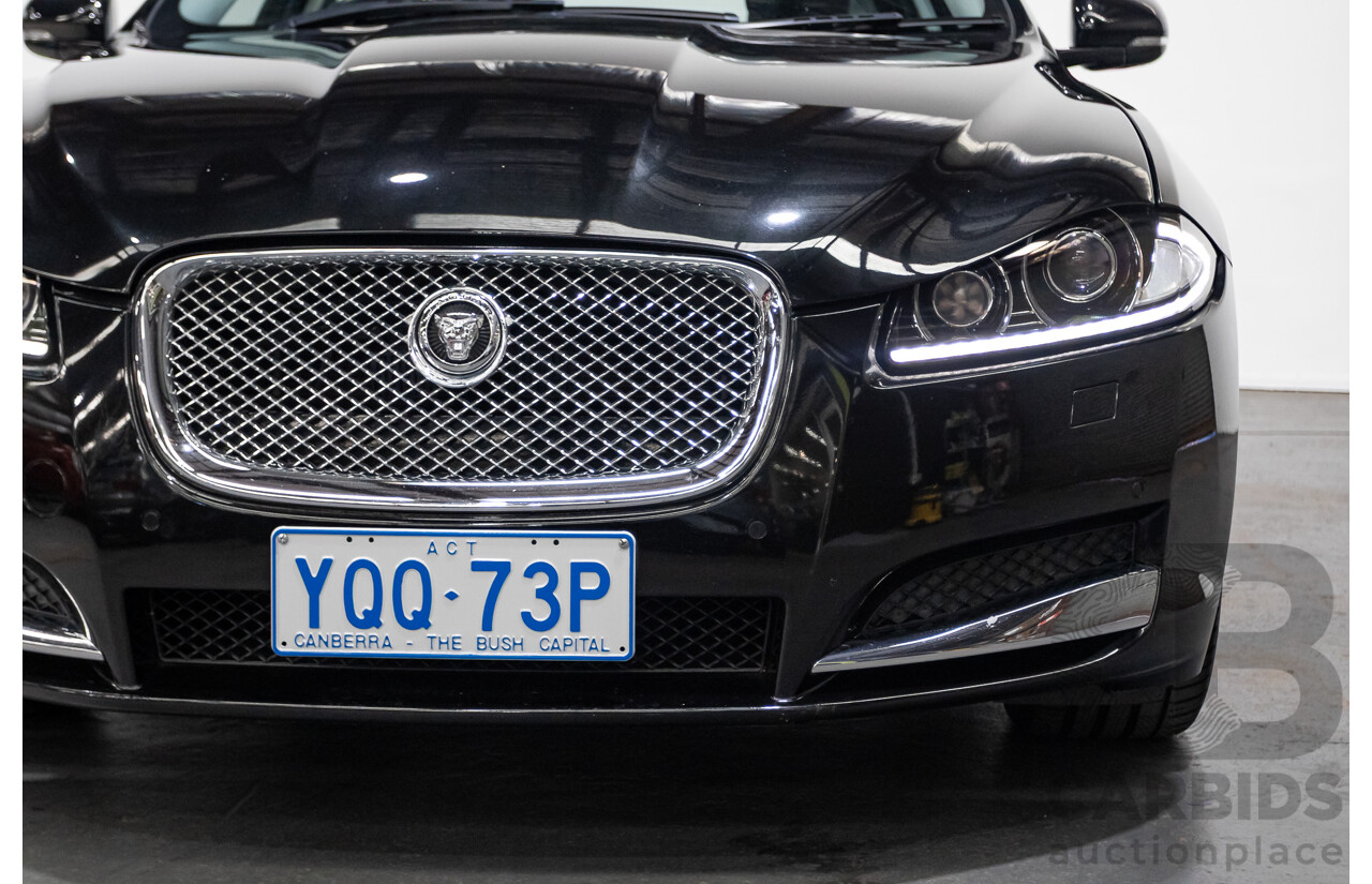 1/2013 Jaguar XF 3.0 SV6 Luxury MY13 4d Sedan Ultimate Black Metallic Supercharged V6 3.0L